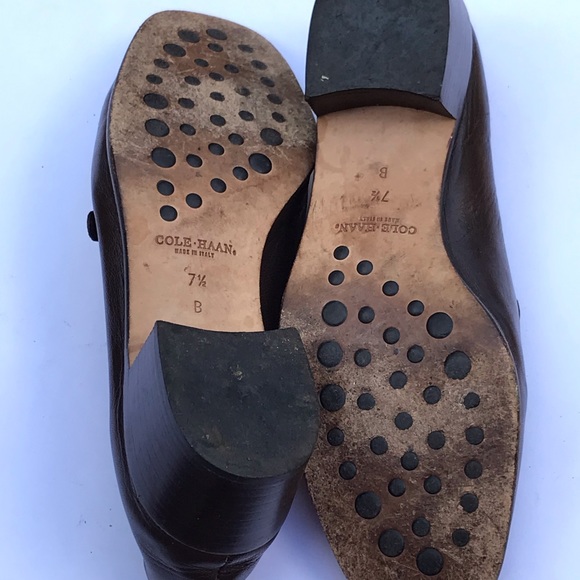 Cole Haan Shoes Cole Haan Leather Loafer Block Heel Cole Haan Shoes Cole Haan Leather Loafer Block Heel